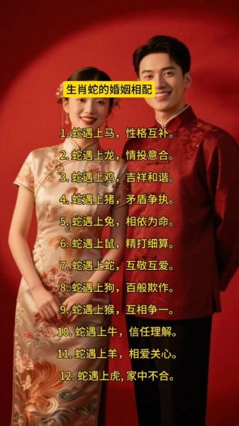 生肖蛇女配对属相（生肖蛇女配什么生肖最好）