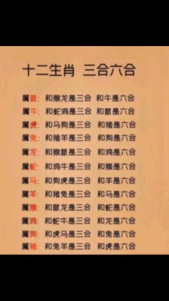 潮汕十二生肖属相合（潮汕十二生肖属相合对表超简单版）