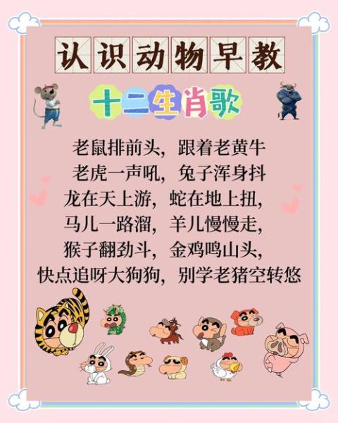 十二生肖 属相歌（十二生肖属相歌顺口溜完整版）