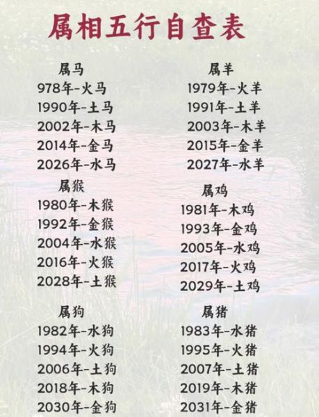 生肖金属相（生肖金属相缺什么五行最准查询）