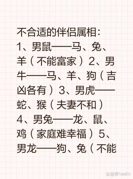 不宜生肖搭配的属相（不宜生肖搭配：鼠马真的会相冲吗？）