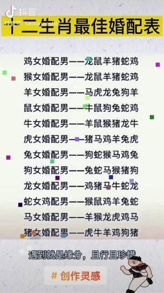 靠属相婚配的生肖（属相婚配表查询）
