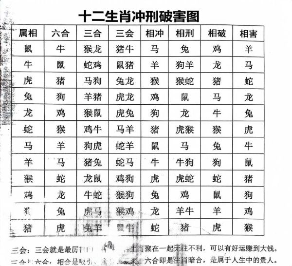 十二生肖属相相冲表现（属相相冲的生肖配对和应对方法）