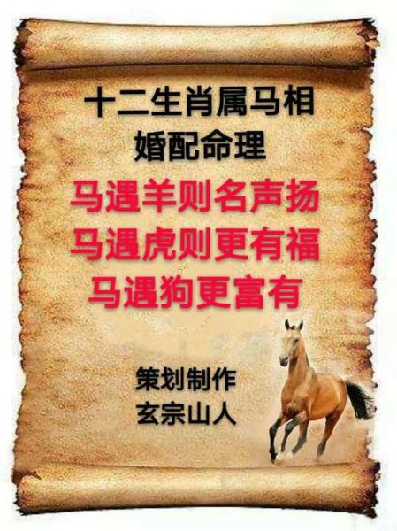 生肖马属相婚姻禁忌（属马不能和什么属相结婚）