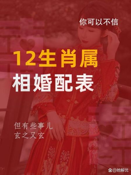 生肖属相因缘配对图片（生肖配对姻缘图真的有用吗？）