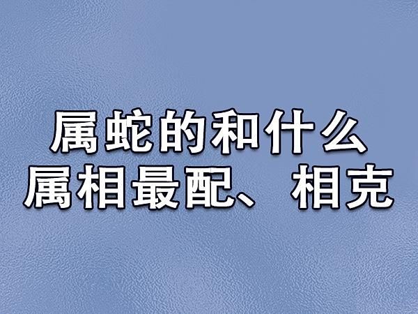生肖蛇最配属相（生肖蛇和什么生肖最配？新手速查！）