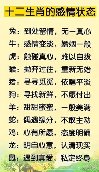 逃避爱情的生肖男女属相（逃避爱情生肖排行TOP5）