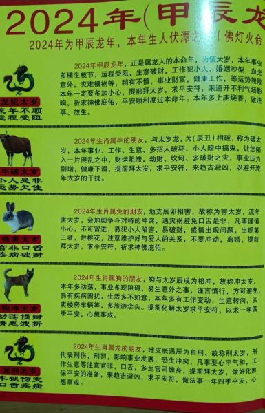 甲辰属什么生肖属相的人