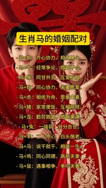 适合生肖马婚配的属相(属马和什么属相最合婚?)