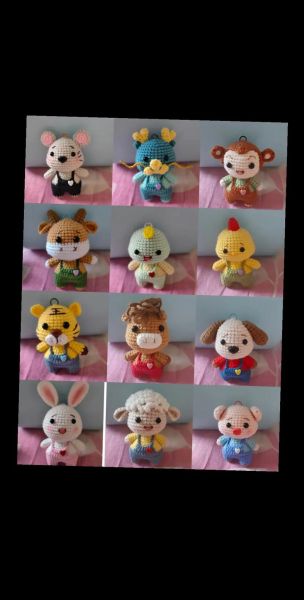 生肖属相钩针玩偶(生肖属相钩针玩偶新手教程)