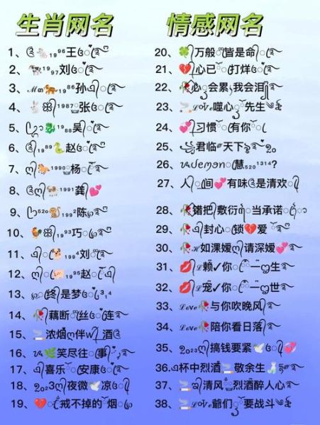 生肖属相网名大全女(女生版生肖属相网名大全可爱款)