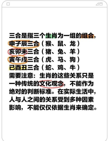 生肖属相配对详解(生肖相合相冲真的能信吗?)