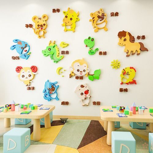 生肖属相墙贴纸（小户型生肖墙贴怎么贴好看）