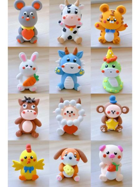 泥塑属相十二生肖动画(泥塑十二生肖动画教程)