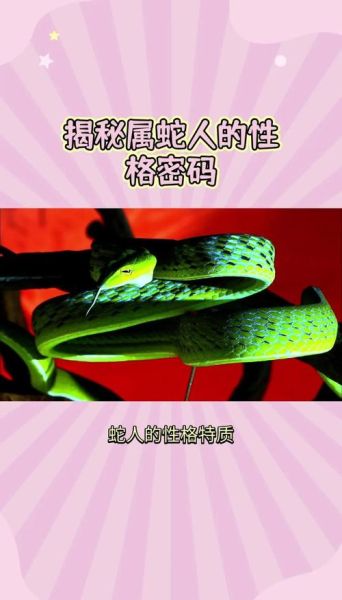 生肖属相与性格特点（属蛇人的性格特点男女差异全解析）