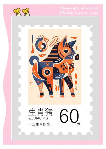 属相怎样设计生肖邮票(生肖邮票怎么画简单又好看)