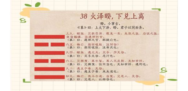 睽卦对应的生肖属相（睽卦生肖属相到底是哪一肖）