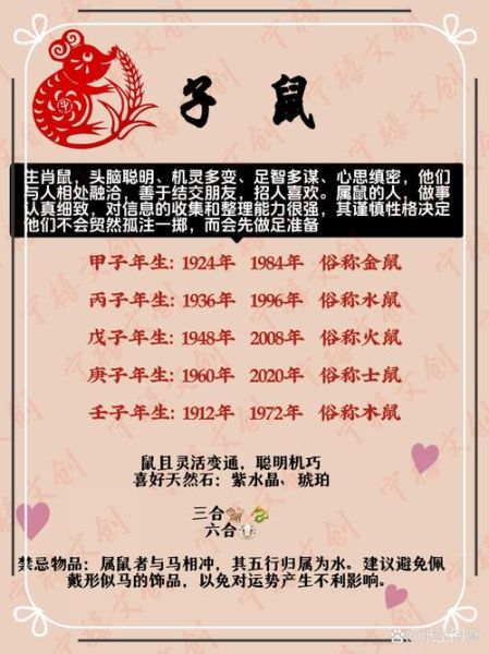 生肖属相水鼠（生肖属相水鼠是什么意思）