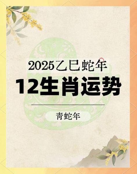 生肖属相运势详解(2025年十二生肖运势详解及避坑指南)