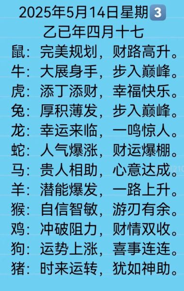 生肖属相运势详解(2025年十二生肖运势详解及避坑指南)