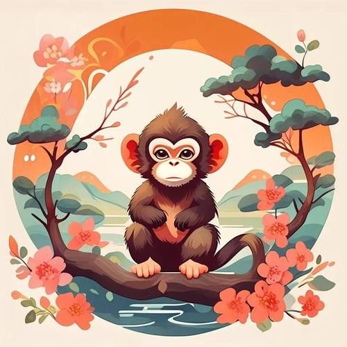 猴生肖属相图片（猴生肖属相图片高清可爱卡通大全 🐵）