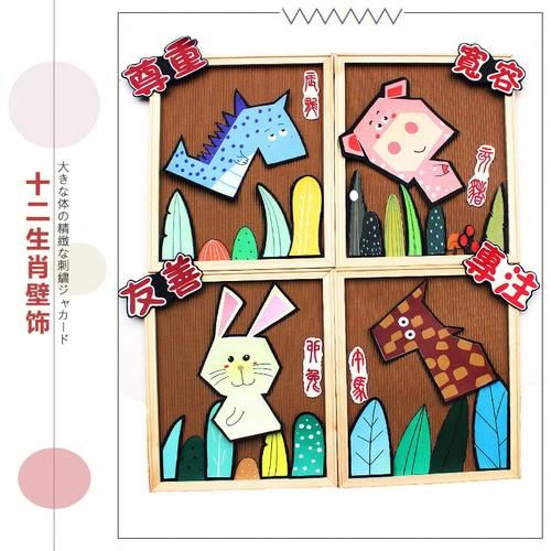 生肖属相装饰贴画（生肖属相装饰贴画怎么贴才好看）