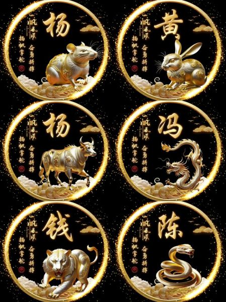 生肖属相生肖姓氏(生肖姓氏对照表🐲如何配对起名)