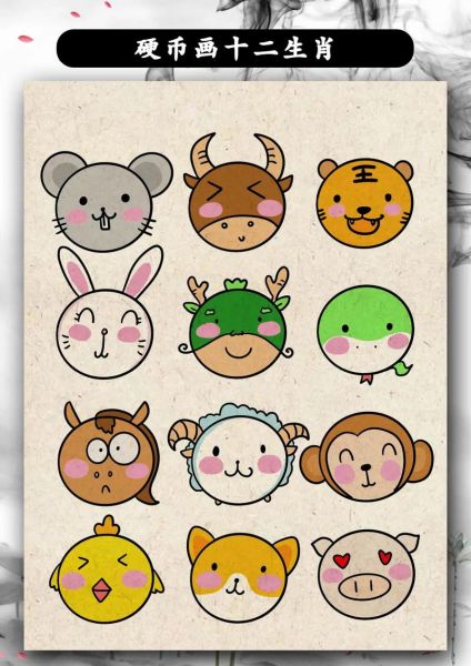 生肖属相画画大全图（生肖属相画画大全图怎么画简单又可爱）