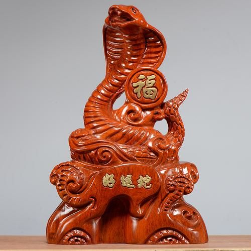 属相蛇生肖摆件图片（属蛇办公桌摆件图片）