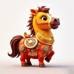 生肖属相木马图片（生肖属相木马图片大全可爱风）