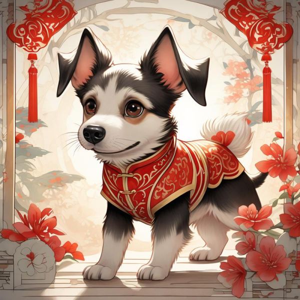 生肖属相头像狗女生(狗女生头像大全2024高幸运值推荐)