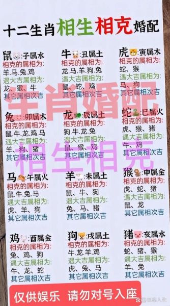 生肖属相月份配对表大全(属鼠最佳婚配月份与属相速查宝典)