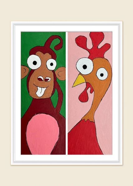 生肖情侣属相油画(生肖情侣属相油画适合送礼吗?)