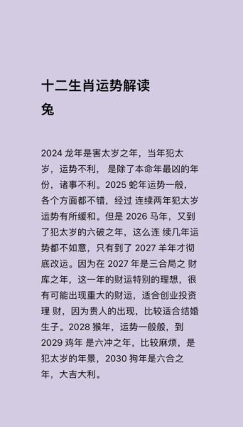 属相兔2022运势生肖(属相兔2022运势生肖详解)