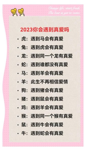 十二生肖的爱情属相(十二生肖的爱情相属配对怎么看)