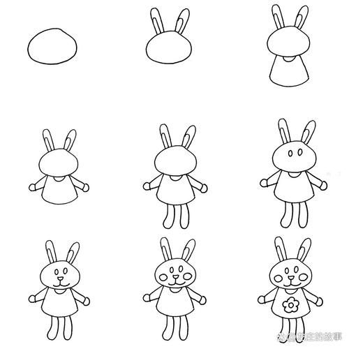 兔子生肖属相怎么画（超简单兔子简笔画教程）