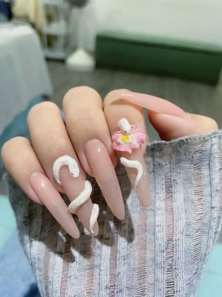 生肖属相美甲图片(2024蛇年属相美甲图片教程)