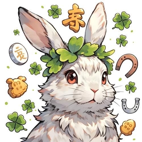 生肖兔的属相画像(生肖兔头像高清有哪些讲究)