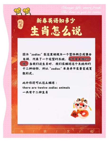 属相十二生肖怎么读英文（十二生肖英文读法全攻略）