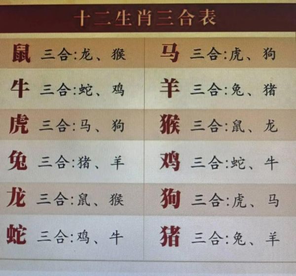 生肖属相配婚诀（生肖配婚口诀最准表2024版）