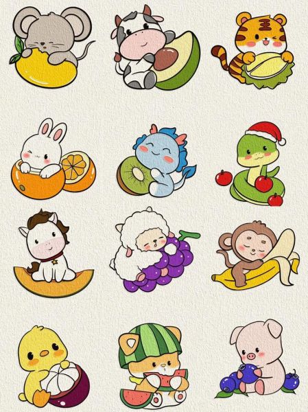 十二生肖属相怎么画（十二生肖属相简笔画画法）