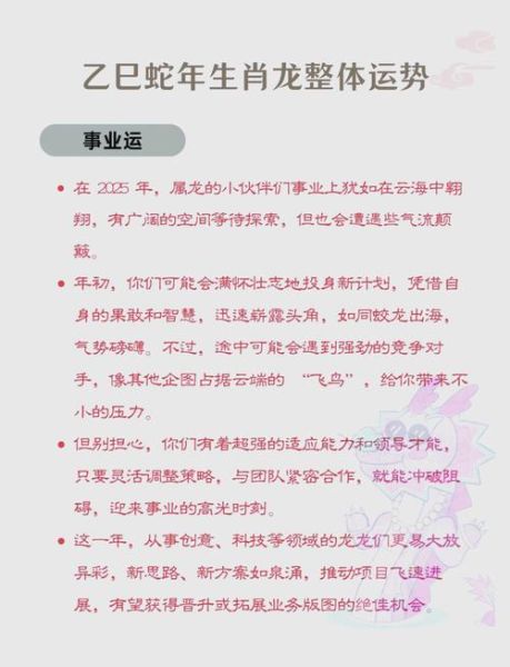 明年过年的生肖属相（明年属啥生肖？🐲2025龙年全攻略）