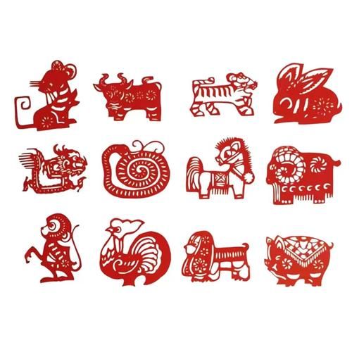 生肖属相窗花贴（生肖属相窗花贴怎么贴图解）