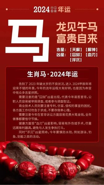 各种生肖属相的命运(属马人2024年运势完整版小白必看)
