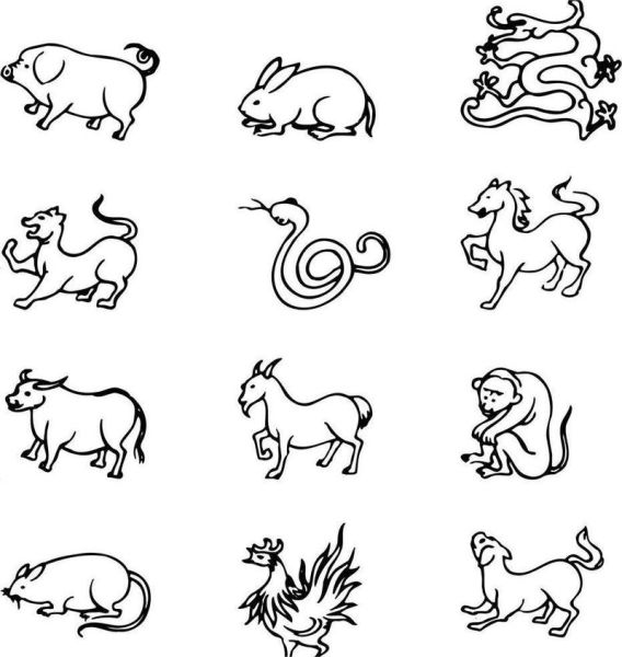 12生肖属相画法（12生肖简笔画新手快速入门）