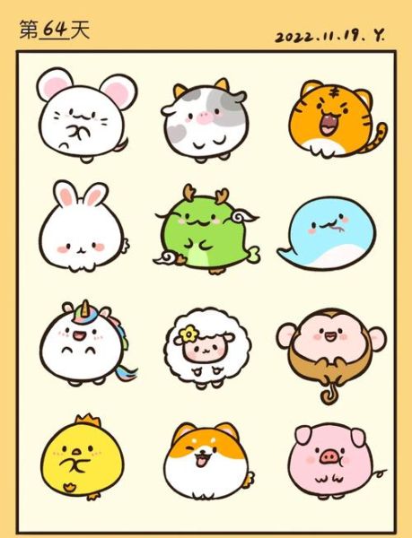 十二生肖属相简笔画视频（十二生肖属相简笔画教程视频）