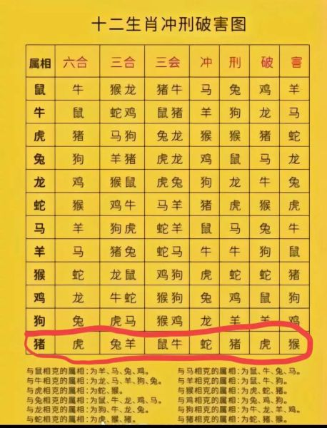 猪生肖冲什么属相（猪与什么属相相冲？）