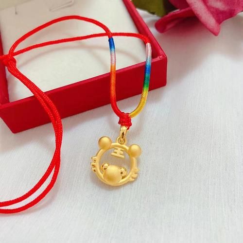 生肖属相吊坠足金（女款足金生肖虎吊坠怎么挑选）
