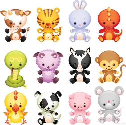 12属相的生肖图片大全（12生肖高清图片大全免费下载）