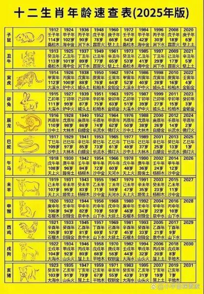 属相十二生肖年龄表猪（2024生肖猪年龄快速对照表）